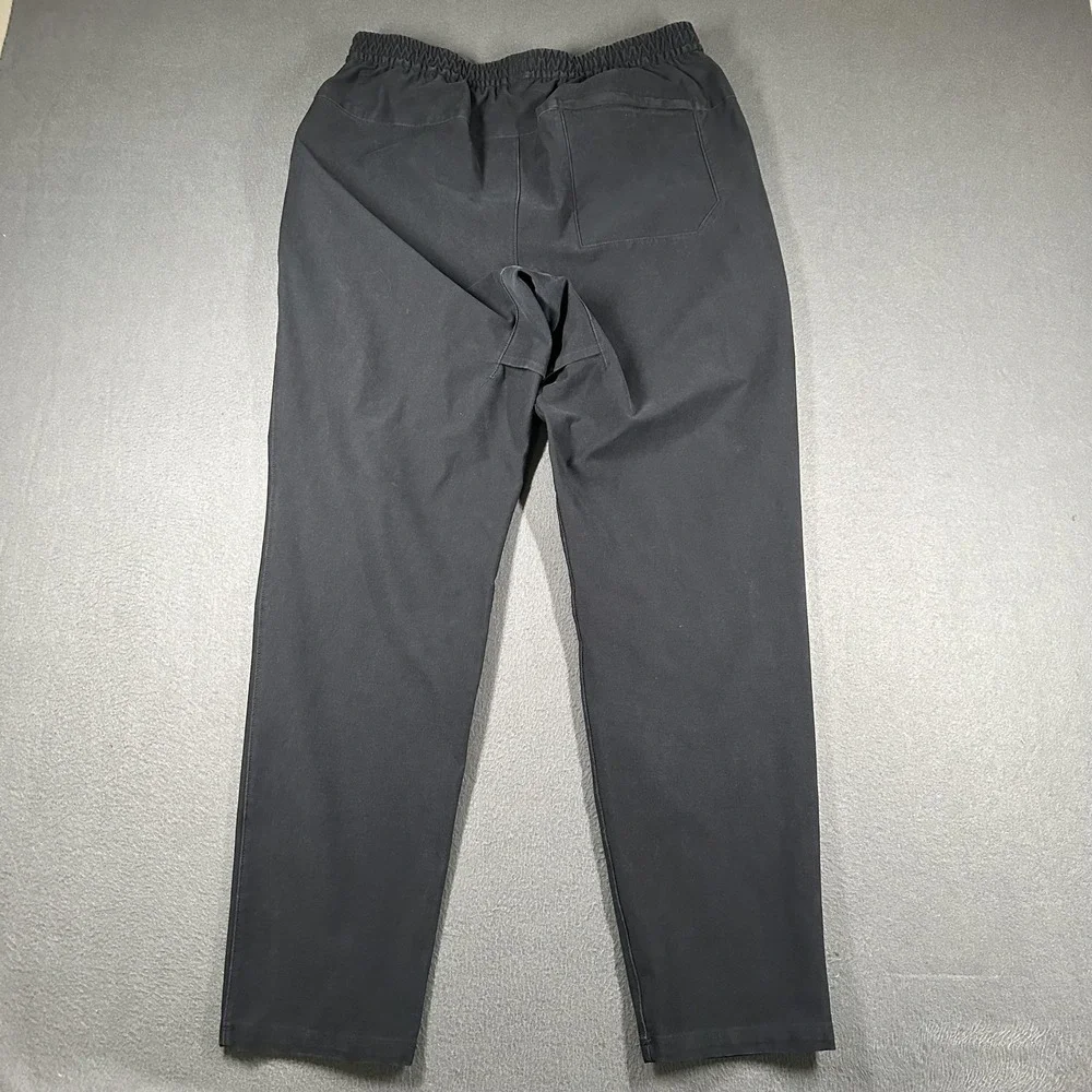 Lululemon Utilitech Pull On Classic Fit Pants Mens Large‎ Black Elastic Waist